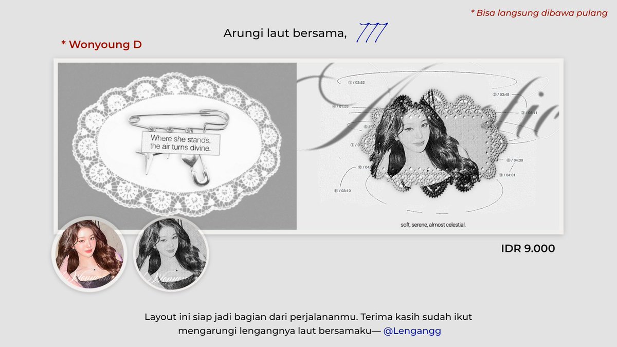 Lengangg's tweet image. ️ㅤ️
Help repost, thankies. Kali ini Arung bawa layout ready stock rs edisi “777” yang sudah siap dibawa pulang. { #zonauang } terbuka untuk request juga, yaa. 

️ㅤ️