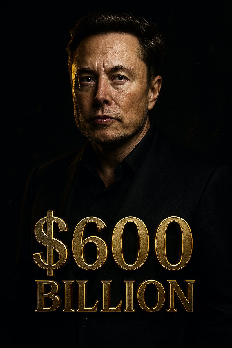 LeadersUnity's tweet image. Elon Musk is now the first person in history to have a net worth of $600 billion #Elon_Musk #elontol
