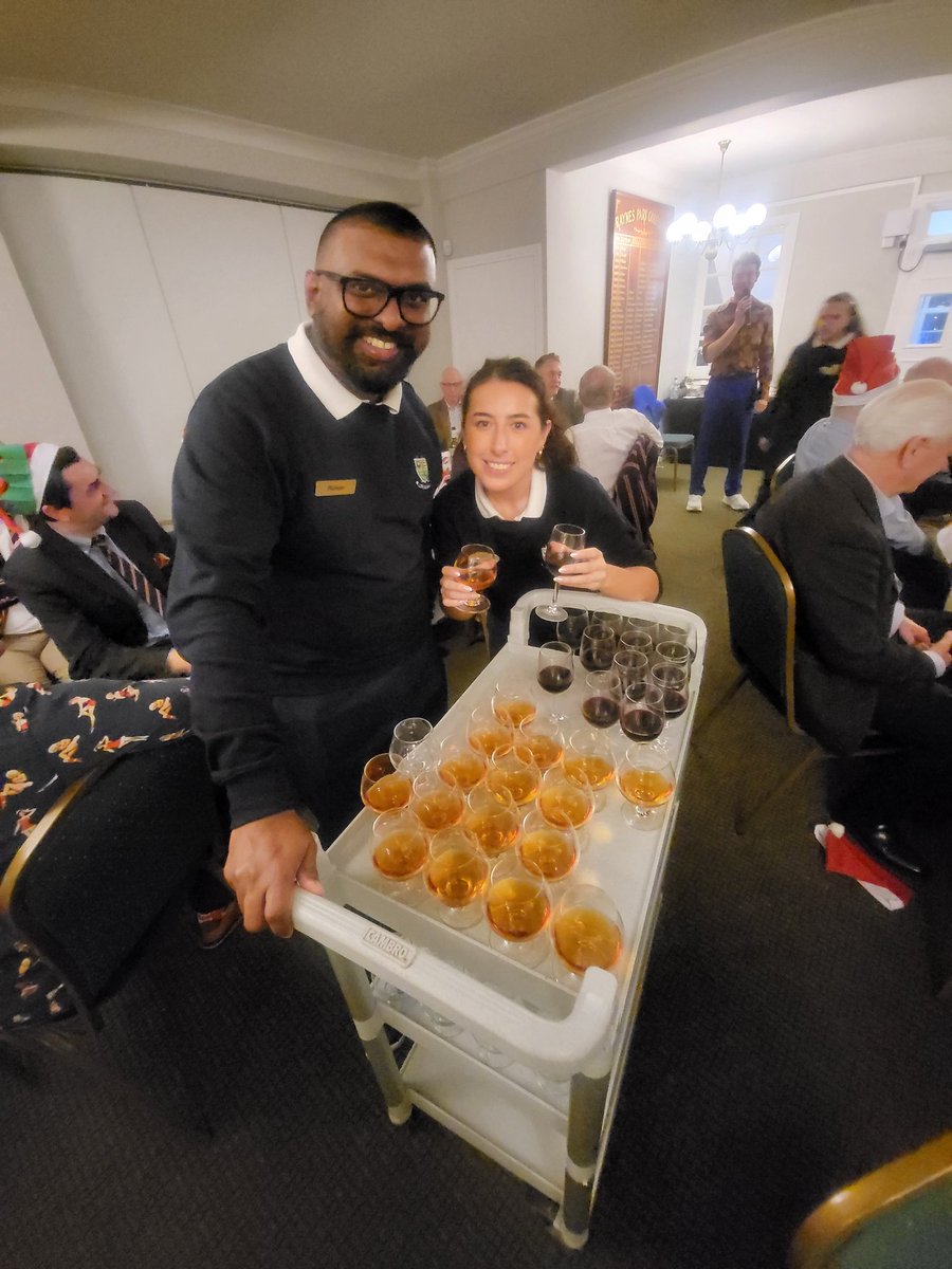 The annual PCs crash cup was won by Geoff Downing 👏 
The AGM followed, David Robinson expertly flowing through proceedings before the welcome curry.  
Mens Christmas dinner. A sumptuous festive treat provided by boneidyll was taken by the room!
Merry Christmas to you all! 👏