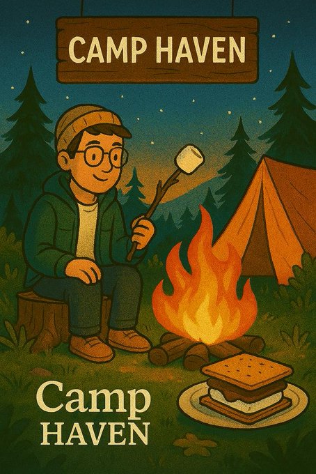 PafeStyle's tweet photo. Roasting the perfect golden marshmallows over a crackling campfire tonight. Graham crackers and Hershey's chocolate ready for classic s'mores. Nothing beats Camp Haven nights stars with good company and warm fire.#DataHaven #CampHaven #CampfireCooking #Smores
@DataHaven_xyz https://t.co/uU1ozaKNzx
