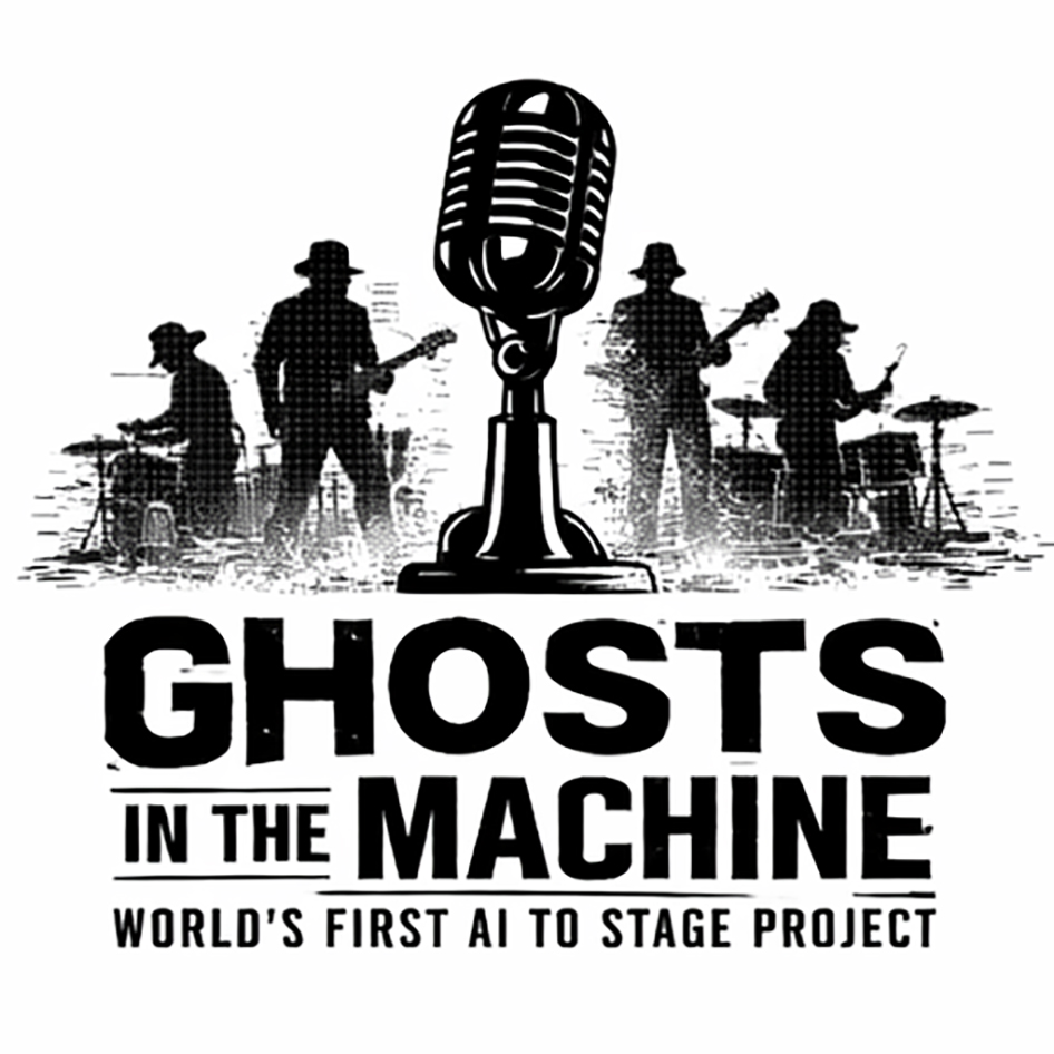 Ghosts_ITM's tweet photo. Check it, @elon | It’s 3AM in a dark recording studio.  
The machines begin to hum… reels click on by themselves.  
A faint signal crackles through the silence… then, music begins to play.  

But no one’s there.  

The Ghosts are coming.  
#GhostsInTheMachine  
#AItoStage https://t.co/edYP0fnand