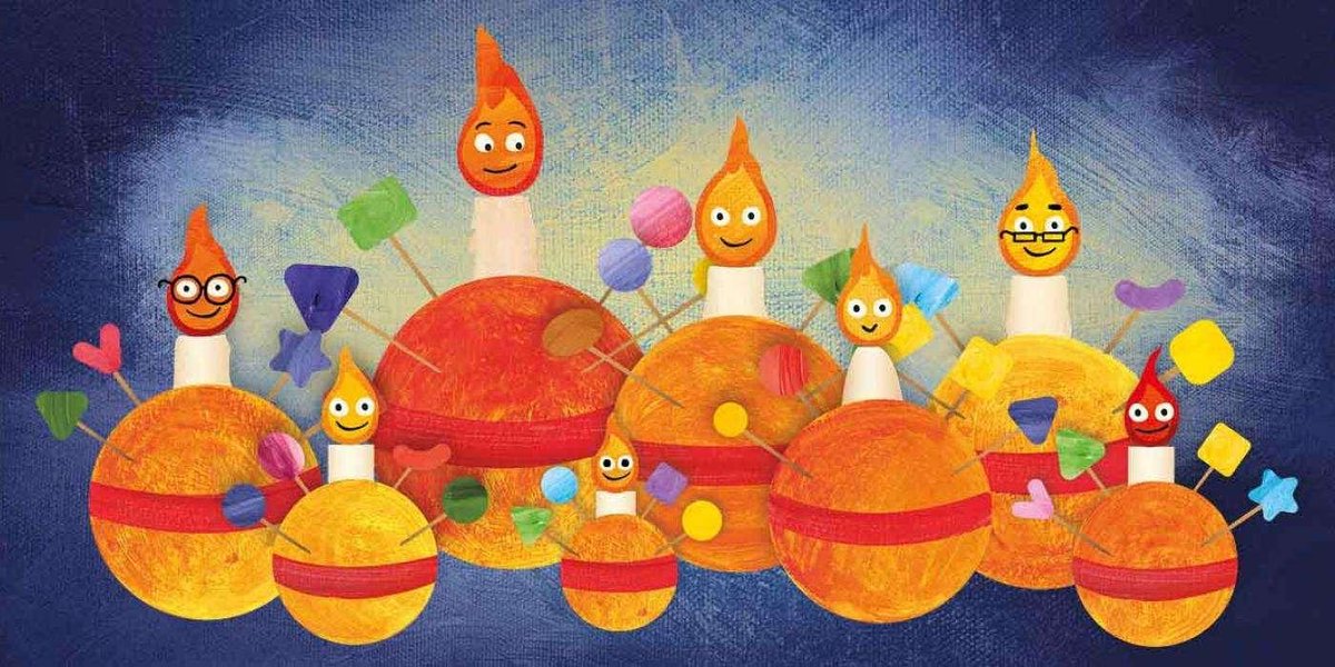 KS2 children were joined by Rev Claire Maxwell.  
Rev Claire discussed the feelings that they might feel over the Christmas period and the hope for joy and peace.  She also explained the symbolism of the Christingle in the christian faith and about its history.  🍊 🕯️