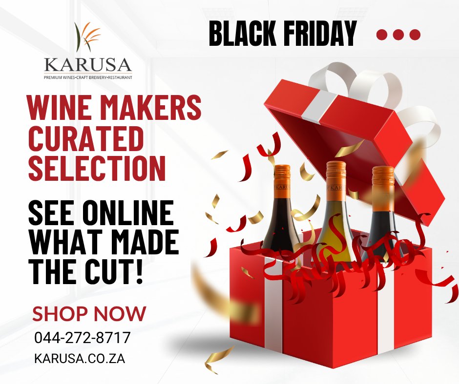 FriendsofKarusa's tweet photo. Last day for our extended Black Friday specials! 🎉 Grab the best deals before they disappear—head over to https://t.co/ds0MQ4S2F1 now and stock up. Don’t miss out!

🔥 Subscribe for an extra 10% discount!

https://t.co/0BtNdy5Ptx

Free shipping for orders R1500 and above. https://t.co/Tt7QgBIohn