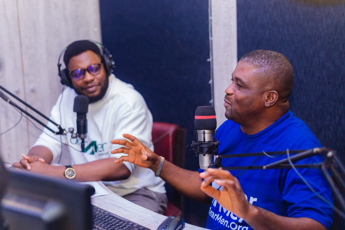 DearMenPod's tweet photo. Episode 4 was a call to heal together, to parent consciously, and to raise boys who are allowed to be fully human.

Join us every Tuesdays at 8PM on 100.9 Solid FM Enugu.

#boyschampions #boys #positivemasculinity #caringmasculinity #mentalhealth https://t.co/o7neUdm6mK
