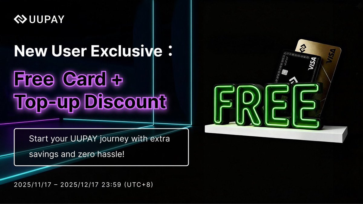 To our UU squad newcomers!
Tomorrow will be the last day of our #UUPAY New User Exclusive event!
Get your free card perks before it’s too late!⏰