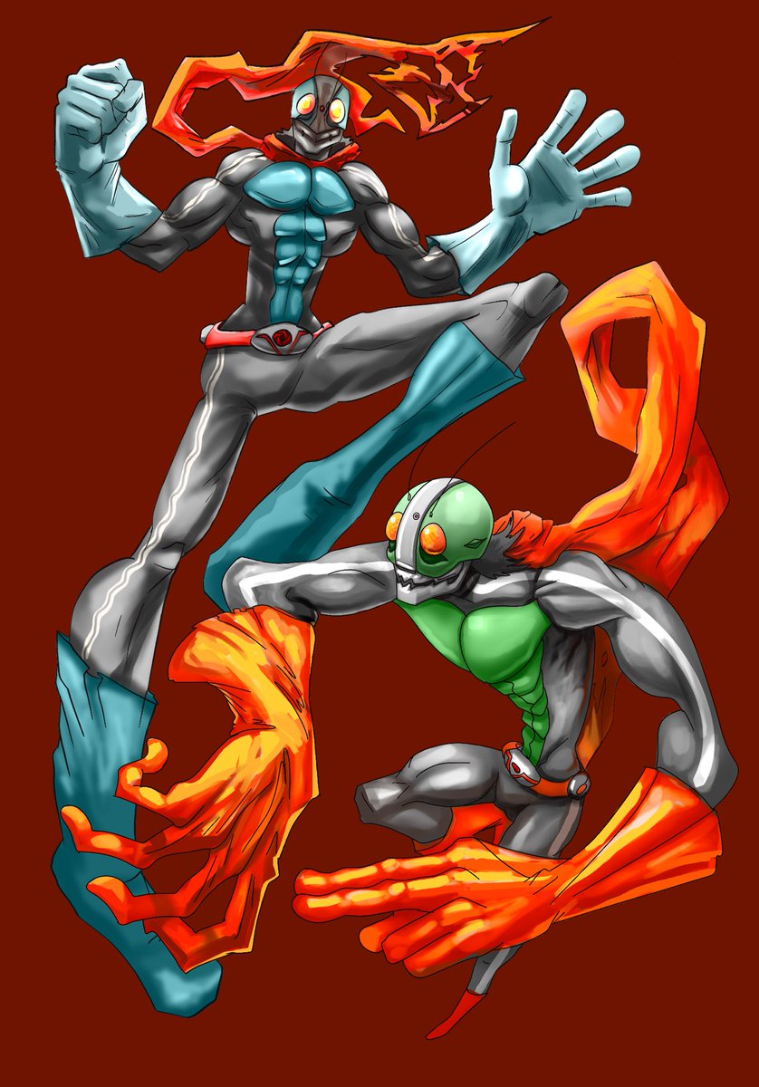 Kamenrider v.1 and v.2 

#KamenRider