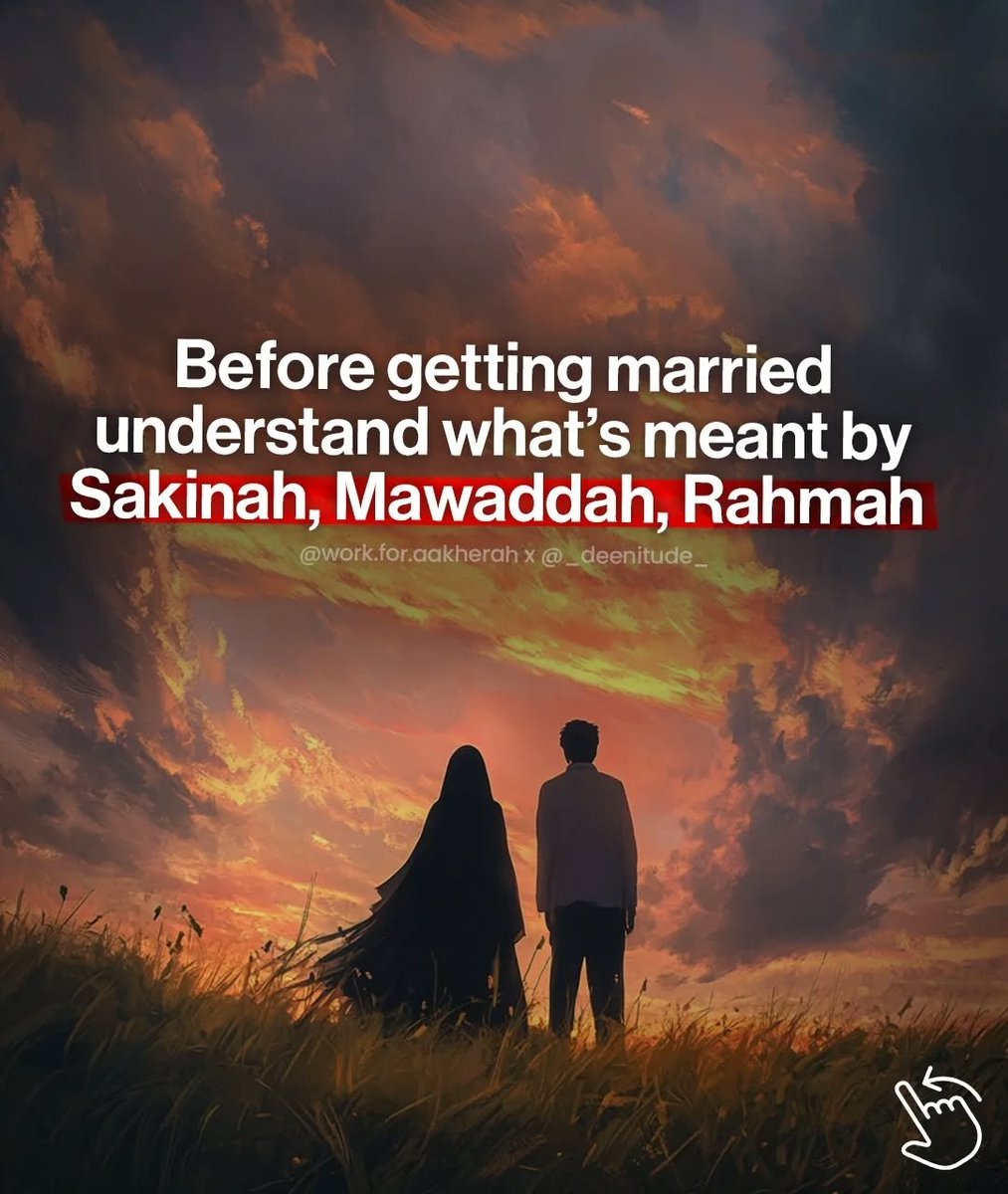 Before Getting Married Understand What's Meant By Sakinah, Mawaddah, &amp; Rahmah. 

-Thread-