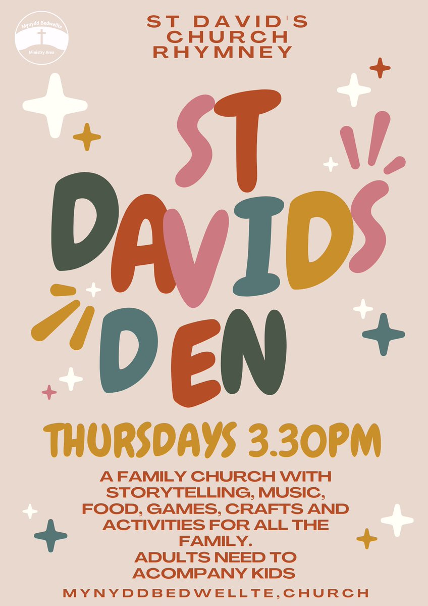 Join us for fun-filled Thursdays at St David's Den with storytelling, music, and more! Activities for the whole family start at 3:30 PM.