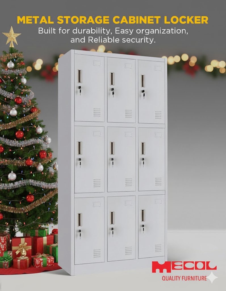 MecolLimited's tweet photo. Built to last, designed to organize 🔐✨

Perfect for offices, schools, staff changing rooms, and institutions.
This season, give your space a smart, secure upgrade with Mecol Quality Furniture 🎄

📞 Get in touch today for orders and custom solutions.

#MecolFurniture https://t.co/ZD4HMTSfg4