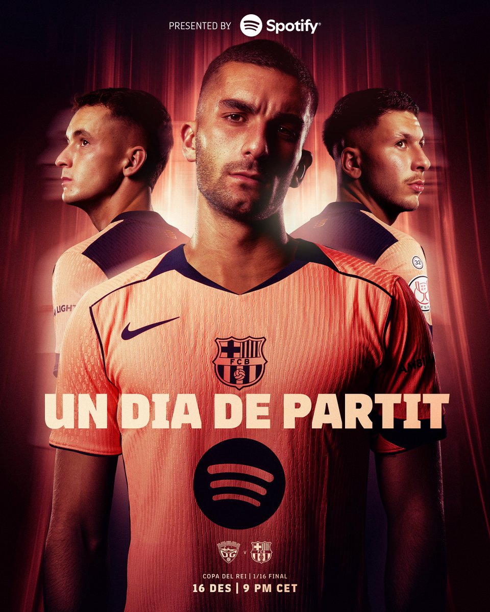 FCBarcelona's tweet photo. 🏆 𝐌𝐀𝐓𝐂𝐇𝐃𝐀𝐘 🏆 Copa Edition https://t.co/KHmXE6yRHb