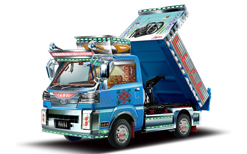 car_watch's tweet photo. ダイハツ、「ハイゼットトラック PTOダンプ大発命」「ハイゼットトラック パネルバンEXTEND3」など東京オートサロン2026に5台… https://t.co/eFLEDhA9se #TAS2026 #ダイハツ #オートサロン https://t.co/Ekc63XUP4B