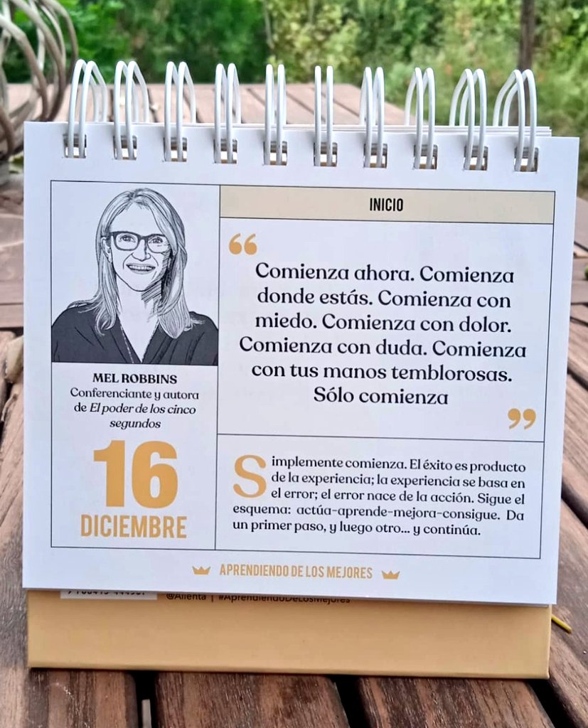 falcaide's tweet image. 16/12/25
Uno de los consejos más importantes: empieza, el resto se aprende por el camino... 📅
👉 amzn.to/3V58A2r