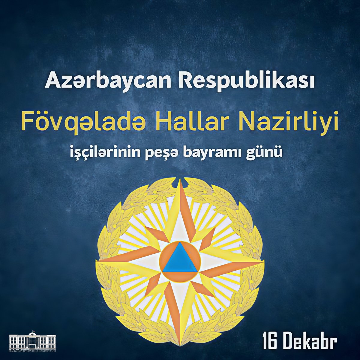 Dekabrın 16-sı Azərbaycan Respublikası Fövqəladə Hallar Nazirliyi işçilərinin peşə bayramı günüdür

Ətraflı linkdə: dashkesen-ih.gov.az/az/news/dekabr…