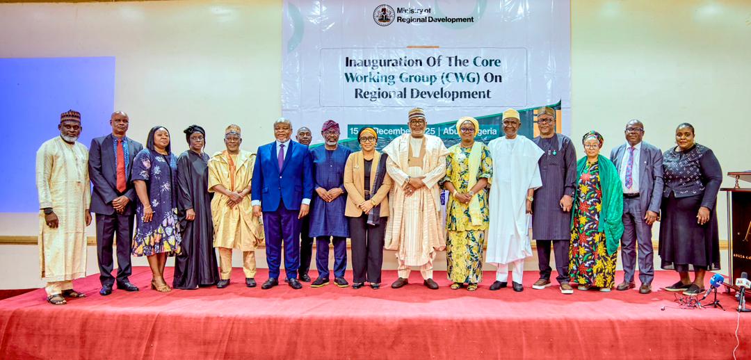 RegionalDevNG's tweet photo. MINISTRY OF REGIONAL DEVELOPMENT INAUGURATES CORE WORKING GROUP ON REGIONAL DEVELOPMENT
…Sets Policy Direction for Inclusive and Sustainable Growth...read here👇
https://t.co/UlZSAO2yEB https://t.co/qG7lQGMsMT