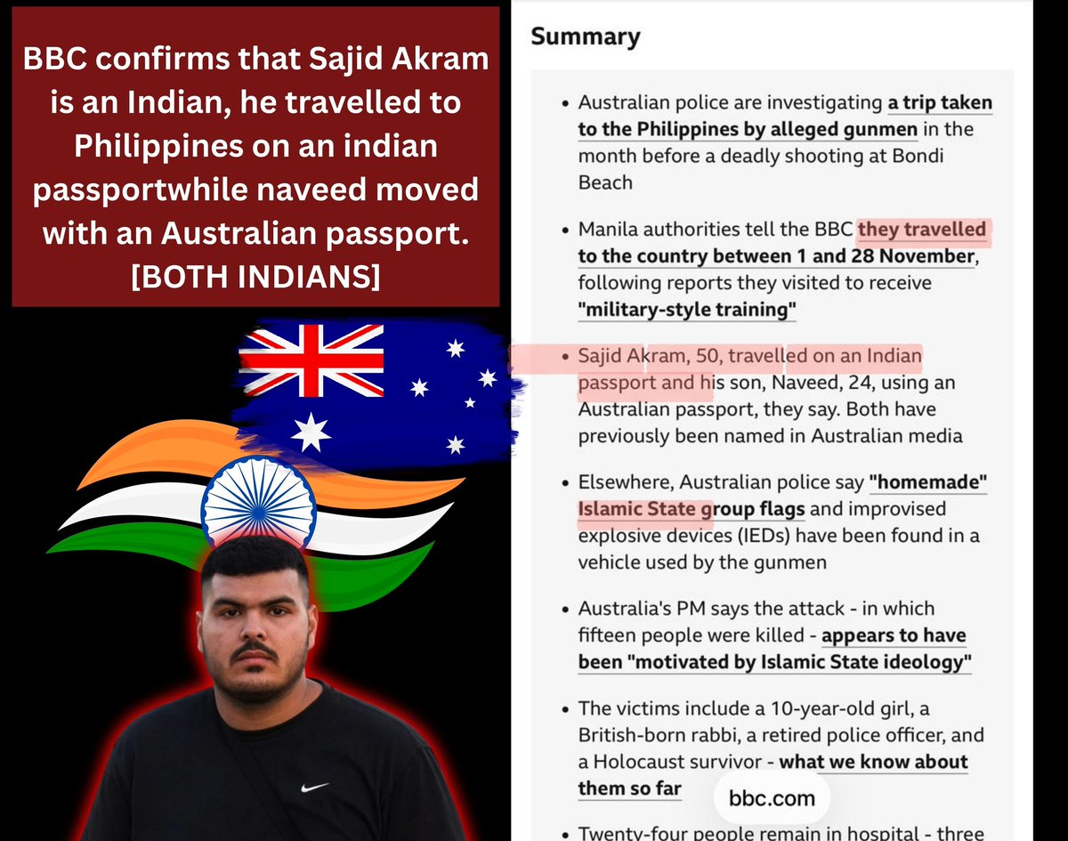 Developing News : Sajid Akram is an Indian who came to Australia in 1998. Question is how he got I...