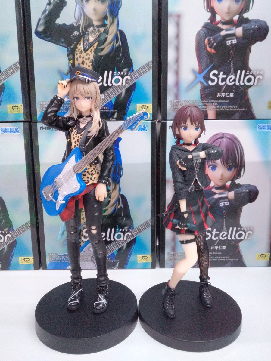 ✨新景品のお知らせ✨

お待たせいたしました❗
お問い合わせ頂いておりました

■ガールズバンドクライ🎤
井芹仁菜🎤　河原木桃香🎸
投入いたしました〜❗

かっこよくて可愛い２つのフィギュア
是非店頭で見ていただいて挑戦してみてはいかがてしょうか☺️
#こまころ
#ガールズバンドクライ