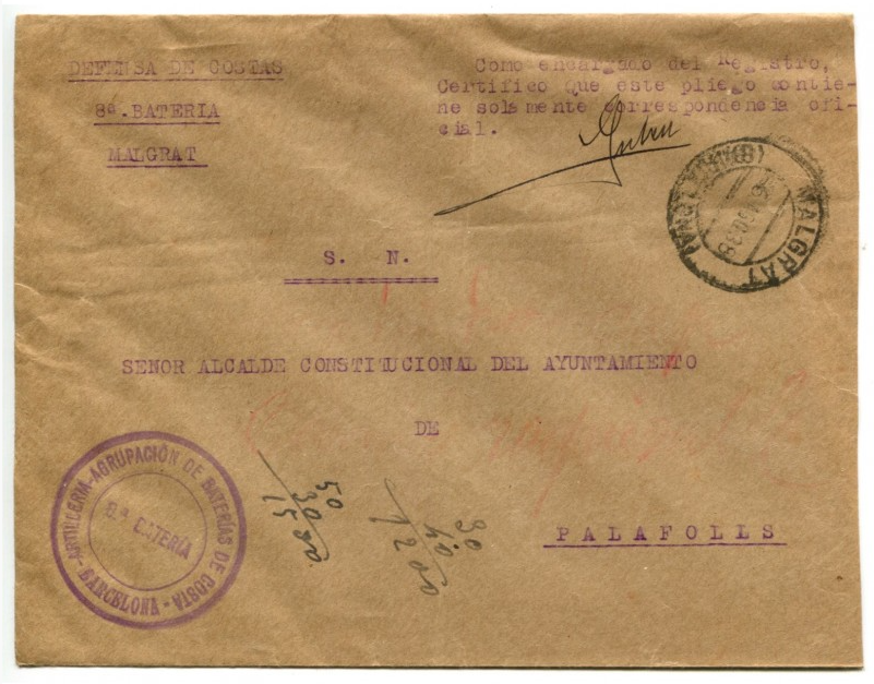colectalia's tweet photo. Cover with Artilleria de Costa franchise mark, 1938
https://t.co/n3XgGl3vrX https://t.co/KFGndviv2M