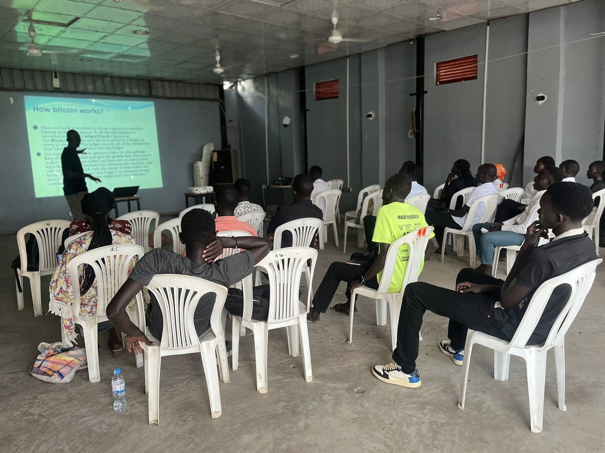 Bitcoin South Sudan tweet media