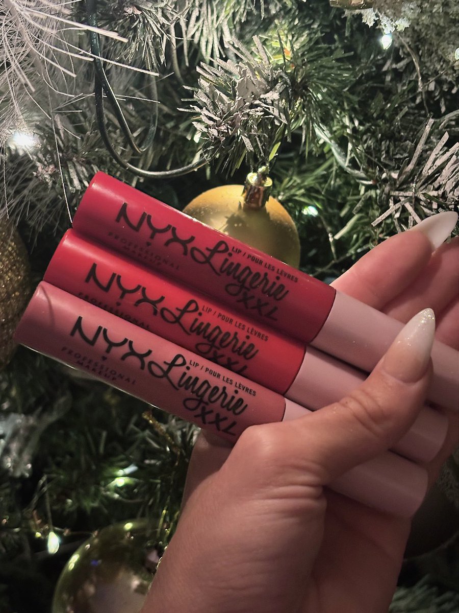 Holiday party ready with <a href="/NYXCosmetics/">NYX Pro Makeup US</a> These are the BEST liquid lipsticks! 💄💋 #NYX