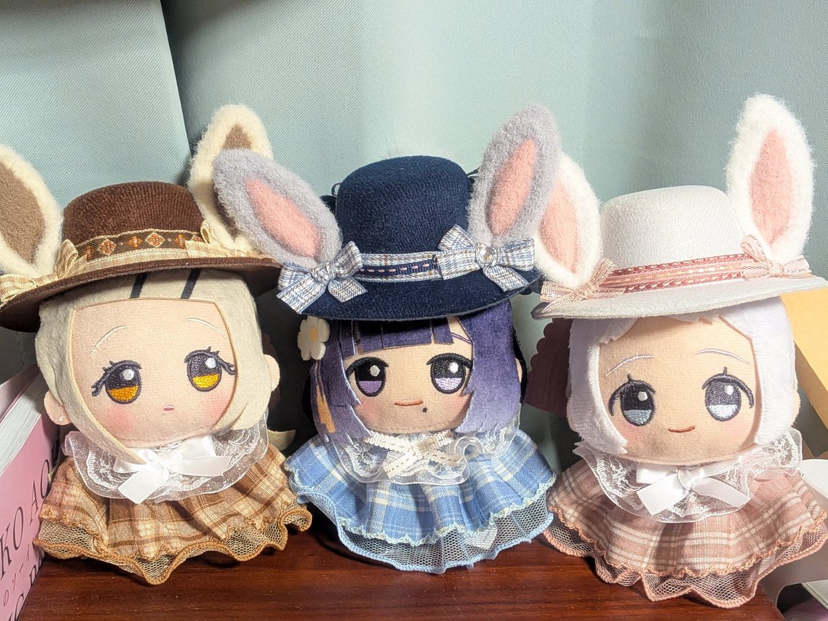 C107用の新作こんな感じです〜！ うさぎさん🐰✨ 真ん中の紺色は