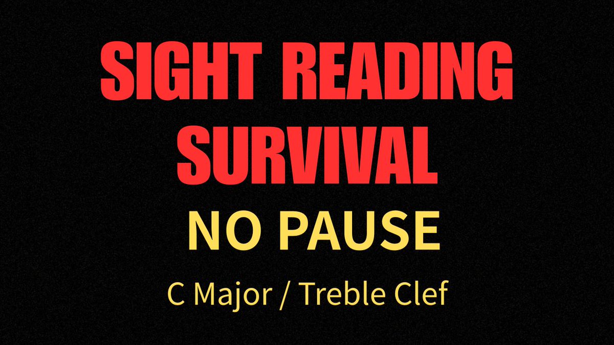 ryusukeseto's tweet photo. Stop freezing when you see sheet music. 🛑

Sight Reading Survival – C Major (Treble Clef) No pause. Just read. 4 focused drills.

👉 https://t.co/2KVV81O53G

#SightReading #MusicPractice https://t.co/lAD1DJhkI1