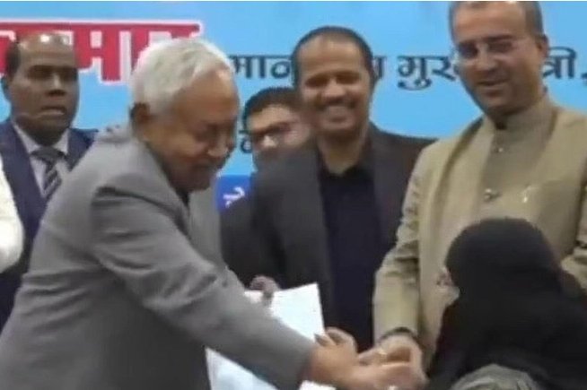 Manasrajsingh's tweet photo. Kuch log bol rhe h AI se bna hai video ? #NitishKumar #Nitish #VijayDiwas #jonita #nitiskumar https://t.co/vAd5Ka6mFv