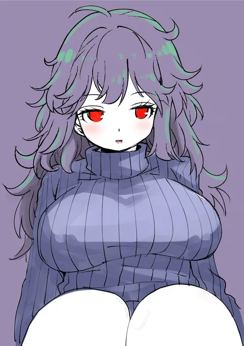 どこにでもいるダウナー縦セタお姉さんらくがき