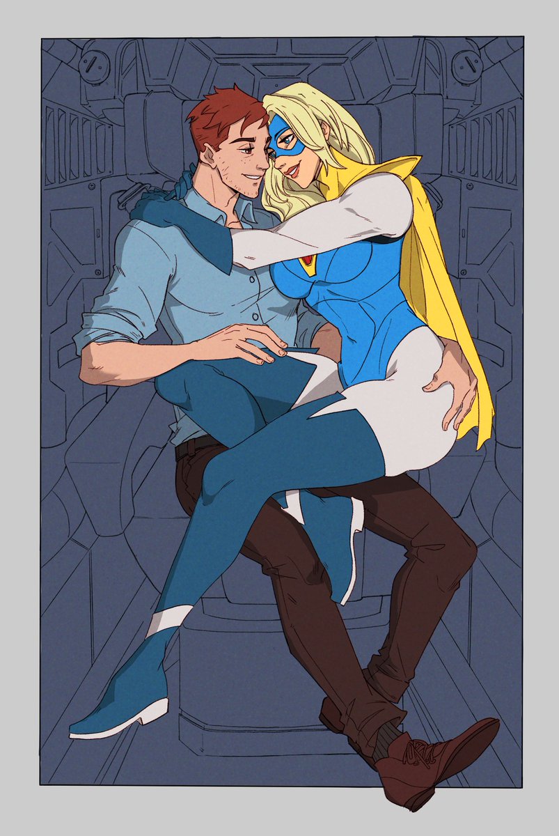 Watched yet another Dispatch playthrough so I decided to wrap up this fan art #dispatch #dispatchfanart #blondeblazer