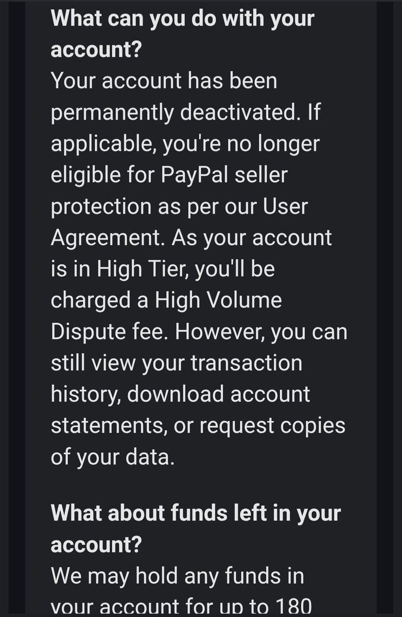 Paypal wants yo become a bank while they have constant limiting and deactivating accounts globally.

Using paypal as a bank is complete suicide