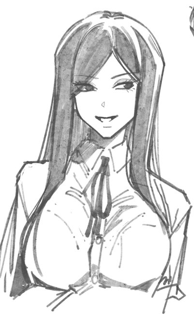 I don't want to fly off tangent and draw things impulsively but I will draw her in ropes at the end of the manga, as a funny twist 