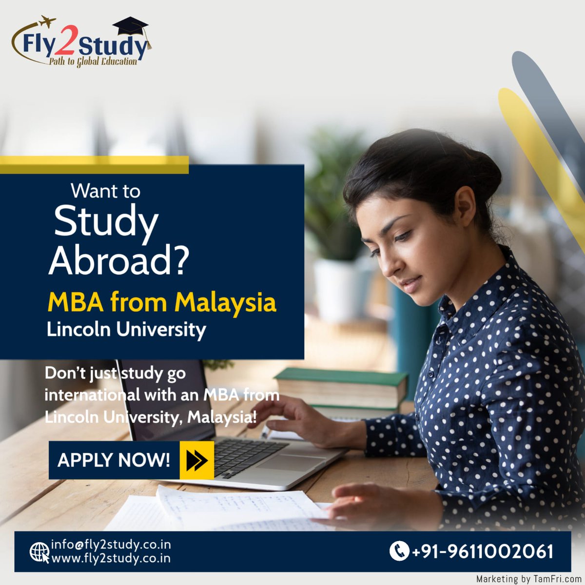 Fly2Study tweet picture