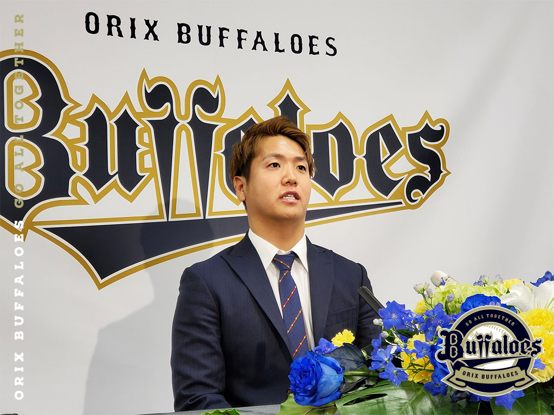 Orix_Buffaloes's tweet photo. #平沼翔太
#入団会見
#チーム敦賀気比
#期待しかない
#Bs2025 https://t.co/oo3fHzRNKy