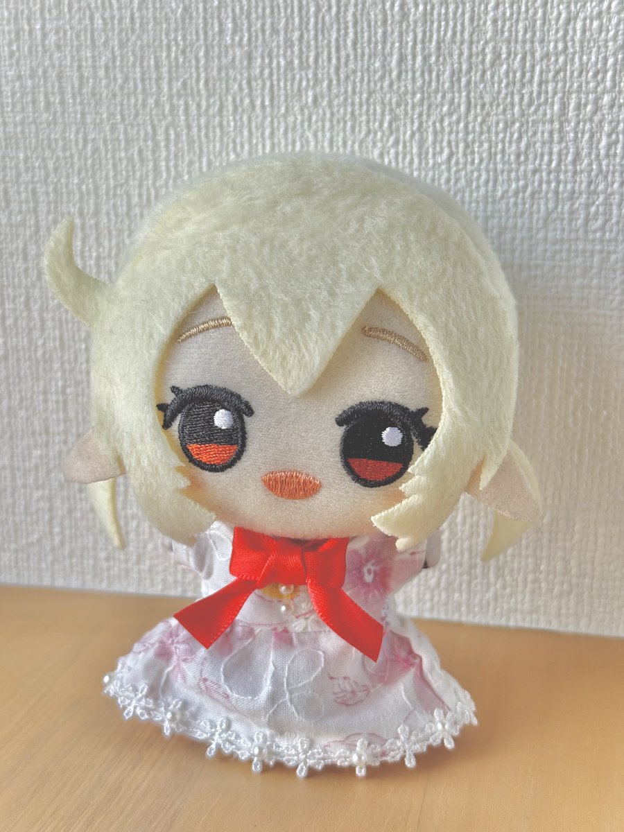 クレーちゃんに新しいお洋服！！✨️
製作して頂きました!!🎉
とてもかわいい🍀🍀