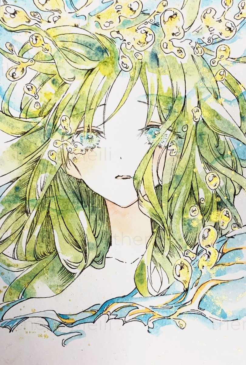 キミがついた嘘
#イラスト #水彩