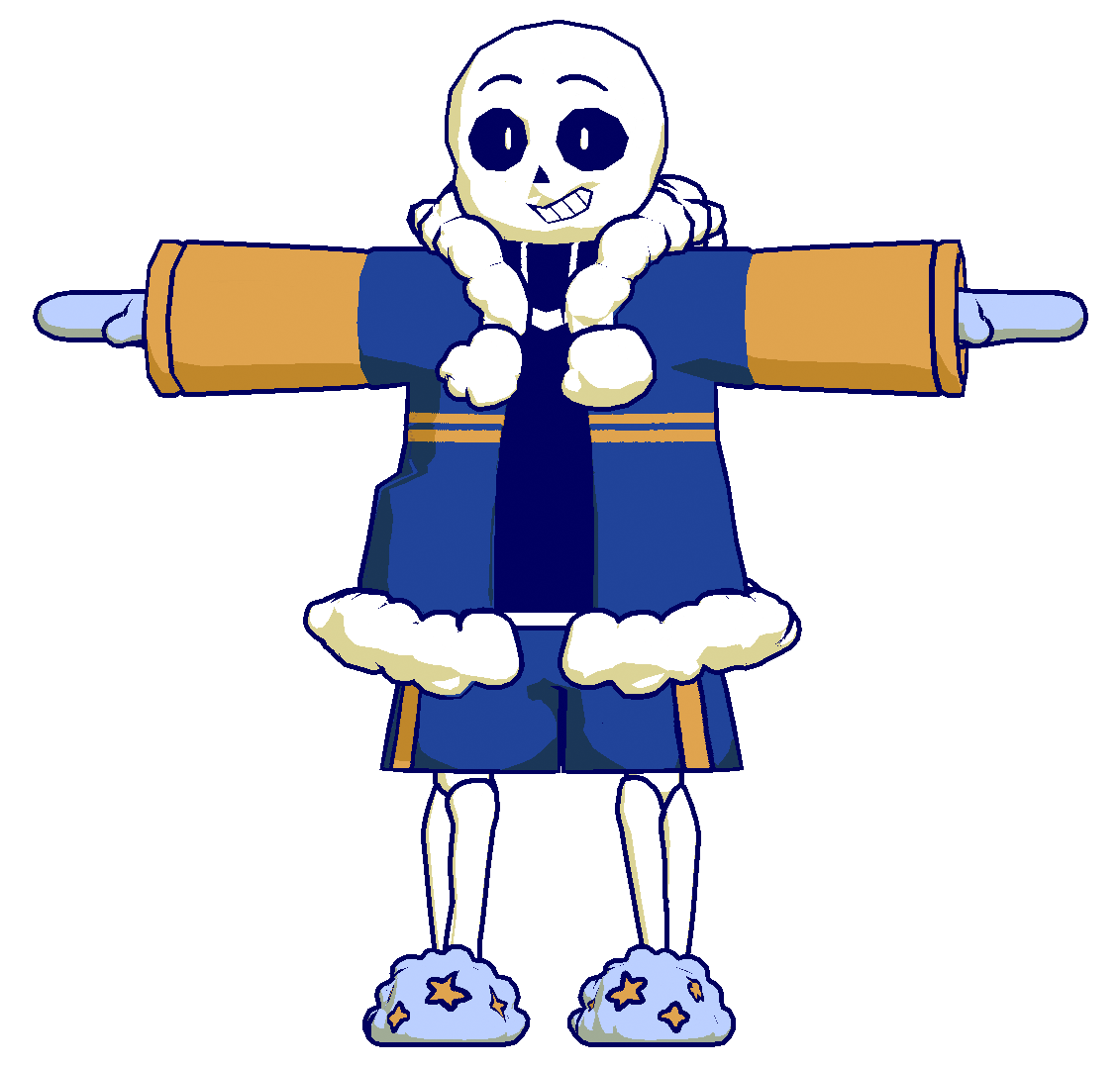 FunkiestBunny's tweet image. Outertale Sans 3D Model!

#UNDERTALE #Outertale #b3d