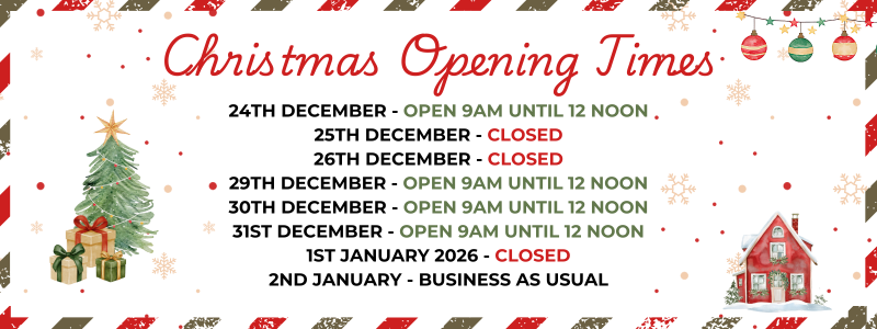 icphygiene's tweet image. 🎄 Christmas Opening Times 🎄

📅 24th December: Open 9am – 12 noon
📅 25th &amp;amp; 26th December: Closed
📅 29th, 30th &amp;amp; 31st December: Open 9am – 12 noon
📅 1st January: Closed
📅 2nd January: Business as usual

✨ Thank you for your support in 2025! ✨