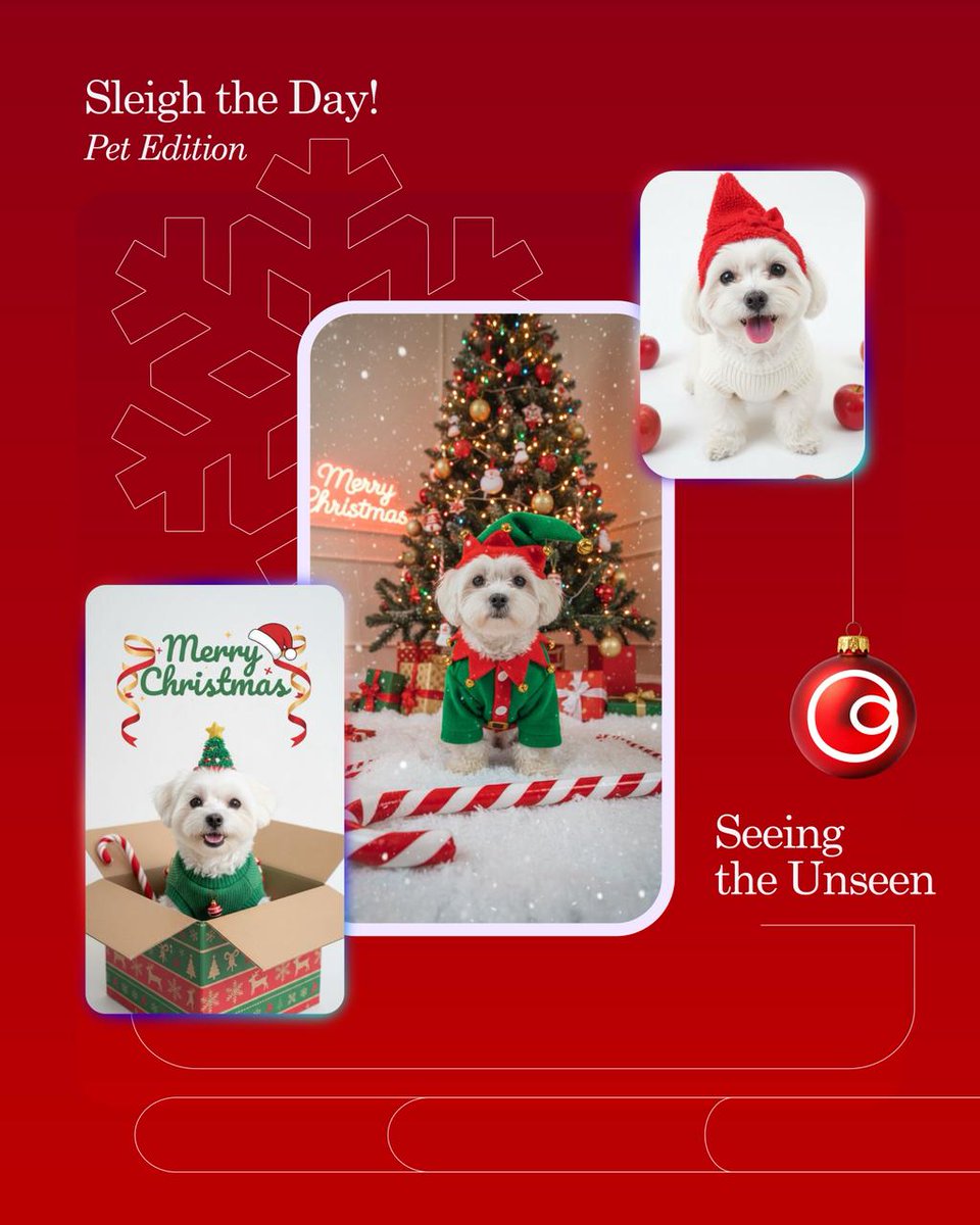 Chance_vision's tweet photo. This season’s best-dressed might have paws 🐾 🥰

Let your fur baby Sleigh the day! ⚡️🎄

Try Santa’s Paws on Chance ➡️ https://t.co/TMQ0ZCLrKP

#ChanceAI #pets #christmas #holidays #VisualAgent #AInnovation #SeeingTheUnseen #santaspaws #christmasoutfits #christmastime #dogs #cats #petparents