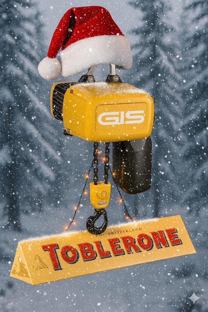 LiftTurnMove's tweet image. There's still time to get your 🆕 #hoist before Christmas.

Remember, every order we receive will be shipped with a Toblerone as a seasonal gift — celebrating Swiss hoist and chocolate heritage 🍫🎁