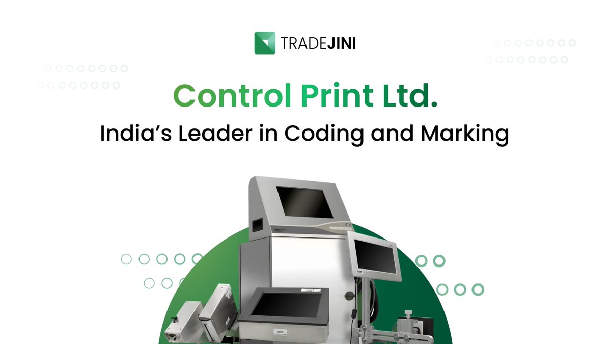 tradejini's tweet photo. Control Print sits at the centre of India’s coding and marking ecosystem, a high-margin, recurring revenue business riding regulatory-led demand. 

Full breakdown in the link: https://t.co/FlJiN3d8cC https://t.co/iA1IeBxvIE