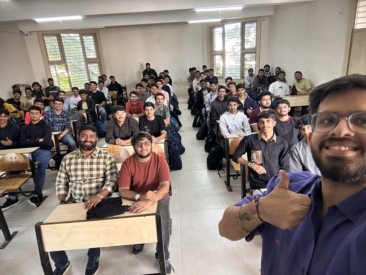 Wagmi_Tribe's tweet photo. What an absolute vibe at Campusverse by @MSTBlockchain {DDU, Nadiad}! 🎓

The students weren't just curious,they were HUNGRY to build, learn, and lead India's blockchain revolution.

Real questions. Real energy. Real builders in the making. 💡⚡ https://t.co/XDdd6A3zf2