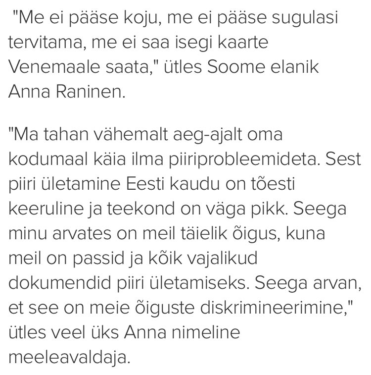 miks meie idapiir endiselt lahti on arumaeisaa