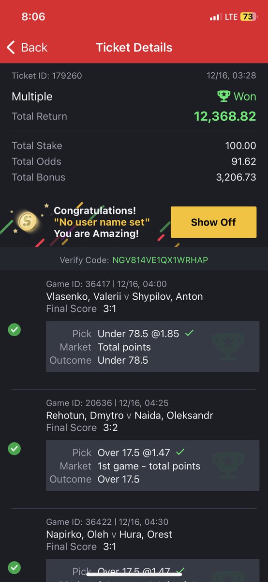 Unique_king4's tweet photo. @twitgameboy God did!!
First time winning ur game 🥰🥰 https://t.co/o8HNAfag0d