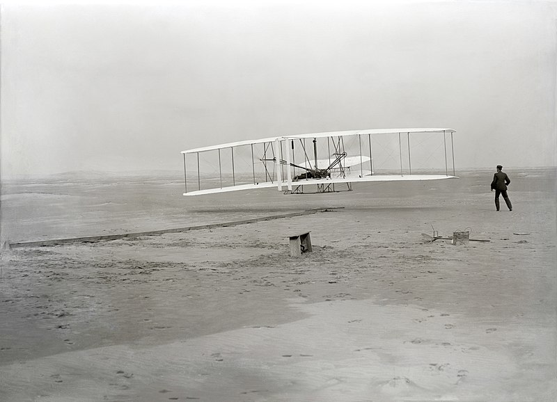 AkashvaniAIR's tweet image. #OnThisDay in 1903 Wright brothers; Orville and Wilbur invented and flew the first manned, heavier than air and powered aircraft named The Wright Flyer. It was a 12-second flight, travelling 36 m, with Orville piloting. It marked the beginning of the pioneer era of aviation.