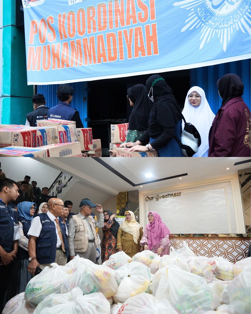 Muhammadiyah ketika memberikan bantuan tidak hanya datang, memberi, lalu pergi. Sebab dalam bingkai gerakan penanganan kebencanaan yang dimiliki Muhammadiyah menggunakan wawasan keberlanjutan.