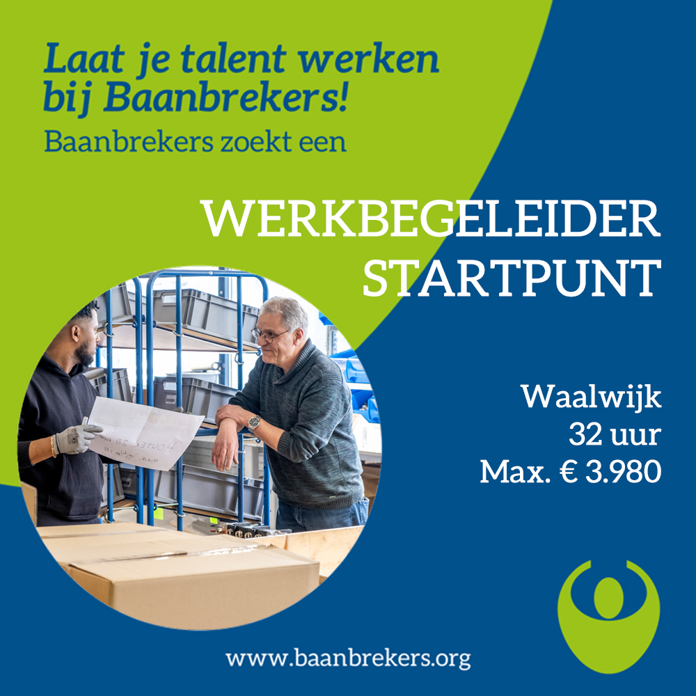 Je begeleidt kandidaten in een kort programma, om de arbeids- en #participatiemogelijkheden in beeld te brengen. Je werkt mee, instrueert, houdt toezicht op veiligheid en welzijn en stimuleert kandidaten in hun #ontwikkeling. Mooi werk! Interesse? Kijk op: werkenvoormiddenbrabant.nl/vacatures/werk…
