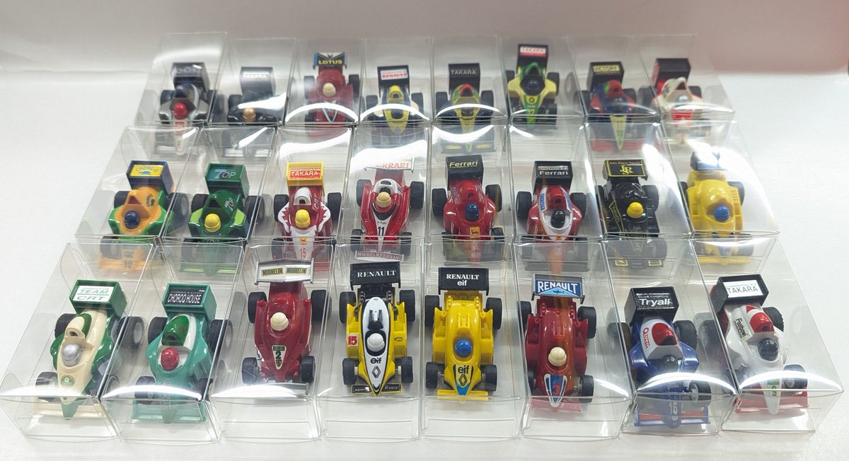 サーキットチョロQ、F-1シリーズ大量入荷しました。 #まんだらけ
