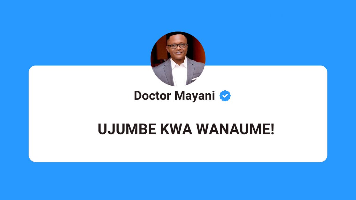 💪UJUMBE KWA WANAUME!

 Huwezi kudhibiti mambo yote yanayokutokea misukosuko ya soko, maneno ya watu, au matendo ya wengine. 
Lakini kuna kitu kimoja kinachotakiwa kiwe chini ya Udhibiti wako wa 100%: 
WEWE MWENYEWE!

Jidhibiti, Kuwa Mwanaume Halisi.
Udhibiti wa kweli