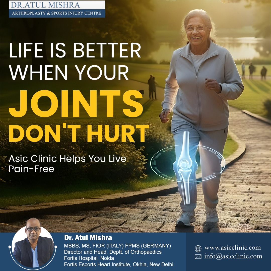 ASICclinic's tweet photo. 🌟 Life is better when your joints don’t hurt!
At Asic Clinic, we help you move freely, stay active, and live pain-free. 💪✨
Rediscover the joy of every step—because healthy joints = happy life.

👉 Consult Now &amp; regain your movement!
📞 Contact us today for pain-free Life https://t.co/QyoYghwpz1