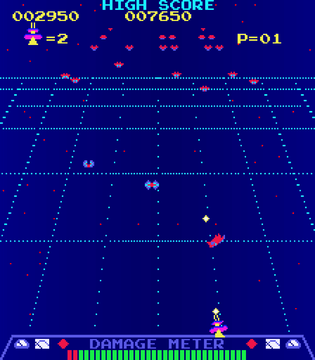 CHanafuda's tweet image. Este mes Radar Scope cumple 45 años, el mundo del espacio es representado vívidamente como misterioso y enigmático por medio del radar. Usaras una nave espacial equipado con un cañón laser, tu deber como capitán es disparar muchas aeronaves enemigas

#レーダースコープ
#RadarScope