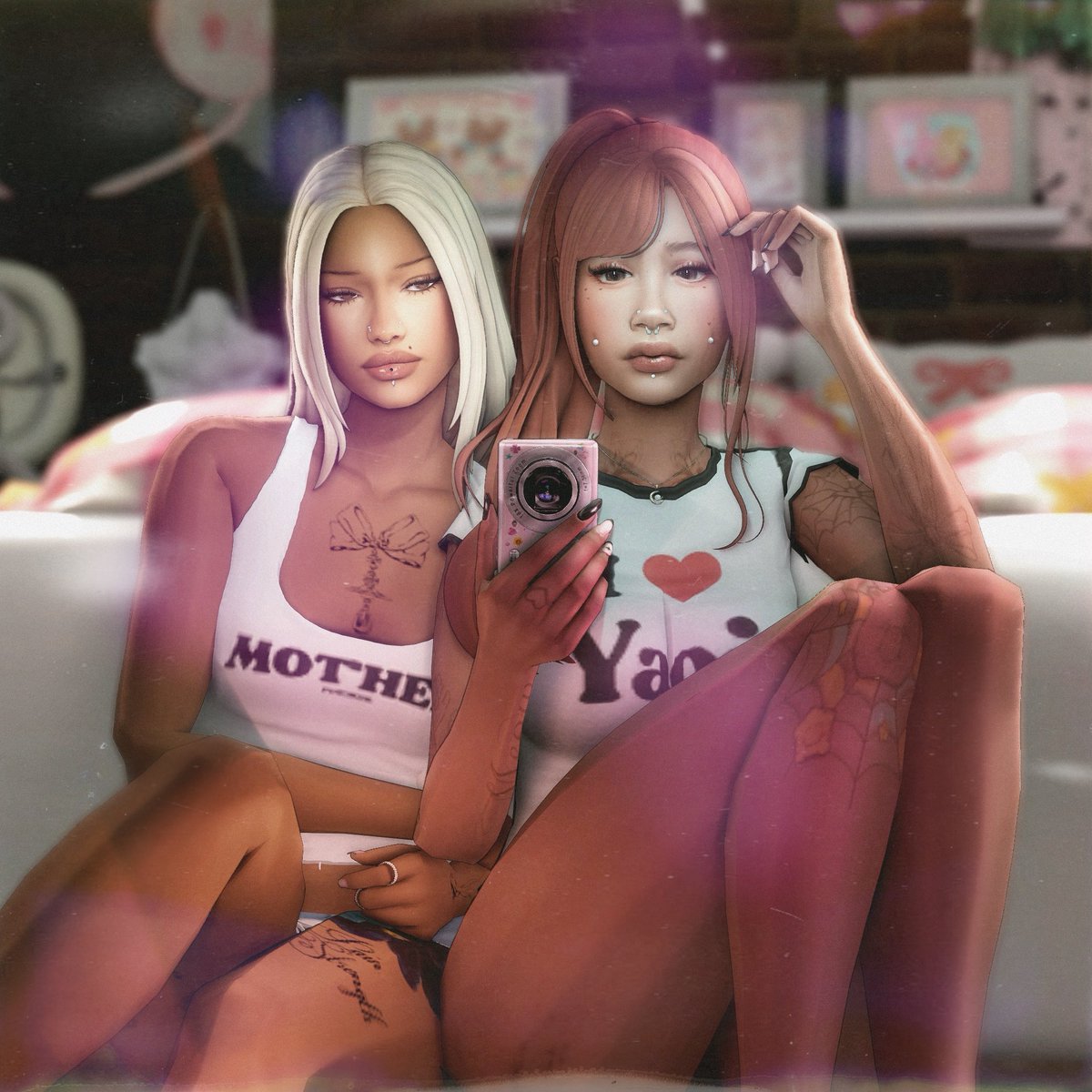 nelarasonline's tweet photo. i love my best friend ₍ ᐢ. ༝ .ᐢ₎♡꒰>﹏< ꒱ she has cut my bangs and I am thankful forever! 

[@lucy4seas] https://t.co/g6hkvzSXzW